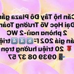 Chính chủ bán lỗ - căn hộ 2 phòng tây đô kế bên đh võ trường toản