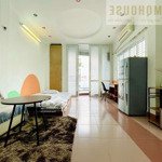 Căn hộ phòng studio ban công full nt - gần chợ bà chiểu