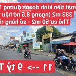 đất mặt tiền kinh doanh đường đoàn thị kia, p. tân đông hiệp, dĩ an