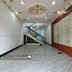 Bán nhà 2 tầng 90m2 ngang 4,5m, mặt tiền đường ống nước gần chợ phú an 200m p.tân bình, dĩ an