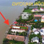 Hiếm! nền 1364m2 góc 3 mặt tiền view sông ngay resort cồn khương