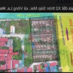 Cắt lỗ bán gâp đất tại điểm x2 thôn sáp mai xã võng la huyện đông anh