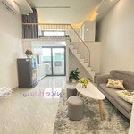 Cho thuê căn studio dạng duplex 35m2. full đồ sịn sò. ban công thoáng