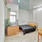 Phòng studio - nội thất cơ bản - 16m2- cửa sổ mở ra ngoài