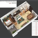 Bán chung cư feliz home hoàng mai căn 45m 1 phòng ngủgiá bán 2.4 tỷ