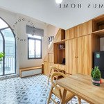 Studio ban công 50m2 - khu him lam - nhà mới - máy giặt riêng - có bãi xe hơi- an ninh