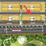 115 m2 đường 5m5, đất khu lakeside, vị trí đối lưng shophouse