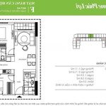 Cho thuê căn hộ 68m2 ecohome phúc lợi, 2n2wc, đủ nội thất. giá: 6,5 triệu/tháng