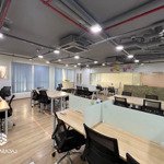 Charmington - cho thuê văn phòng officetel 200m2 có bàn ghế ngăn phòng