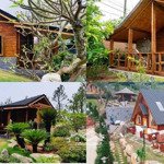 Cần bán 1000m2 đất có nhà gỗ bungalow tại xã lộc thành - bảo lâm. giá chỉ: 1,45 tỷ/căn