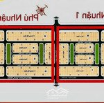 Bán đất dự án phú nhuận 1, hướng đông nam, giá 135tr/m2