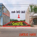 3xx sở hưu ngay lô đất bình dương, có 100m2 tc, shr, liền kề kcn