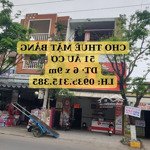 Cho thuê mặt bằng kinh doanh ngay cổng chợ hòa khánh bắc