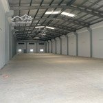 Cho thuê kho xưởng đẹp (1.200m2) mỹ yên, long an.mặt tiềnxe cont 24h.