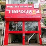 Cho thuê mặt bằng kinh doanh 96 nguyễn đình hoàn dt 75m2. mặt tiền 8m