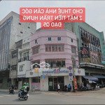 Cho thuê góc 2mt 182 trần hưng đạo q5 - 8.2x10m - 1 trệt 2 lầu - 75tr