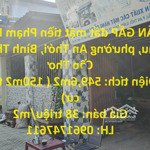 Bán gấp đất mặt tiền phạm hữu lầu, phường an thới, bình thủy, cần thơ