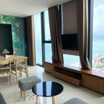 Bán căn hộ cao cấp maple nha trang dt 65m2 1pn căn góc view biển - view thành phố đầy đủ nội thất