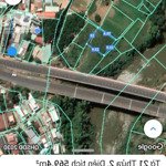 569m2 đất ven sông ngay tt chợ lầu, sát ql1a giá chỉ 300tr