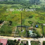 Bán đất lương sơn 736m 130 ont view cánh đồng giá đầu tư