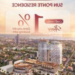 Chiết khấu ngay 1% dành cho những khách hàng có booking sun ponte residence đà nẵng