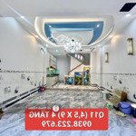 Ngộp bán gấp nhà ngang (5m~ 120 triệu/m2)* 3 tầng trần quý, 9 tỷ tl