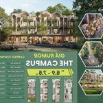 Sở hữu nhà phố phân khu the campus siêu phẩm thấp tầng 2024 chỉ với hơn 2 tỷ đồng ecocentral park