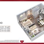 Duy nhất căn 1 phòng ngủ giá cđt tại vinhomes sky park bg, hưởng chính sách cđt, ck cao