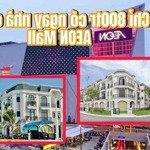 Mở bán 50 căn nhà 3 lầu view sông vàm cỏ ngaytrung tâm thương mạiaeon tân an