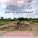 Nền mặt tiền phường 2 siêu rẻ