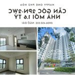 Cần bán căn góc happy one phú hòa nhà mới 66m2, có sổ hồng, giá chỉ 1,6 tỷ đã bao gồm thuế phí