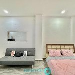 Studio xinh iu 30m2 - thang máy hầm xe bảo vệ - full nội thất kế đh huflit q10