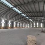 Cho thuê kho xưởng 2000m2 đến 22,000m2 kcn long hâu