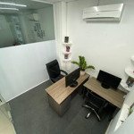 Cho thuê văn phòng 10m2 riêng cho giám đốc, cửa sổ, đầy đủ nội thất