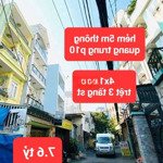 Bán nhà quang trung hẻm 5m thông 4 tầng 6pn