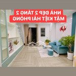 Nhà đẹp 2 tầng 2 măt kiệt full nt hải phòng