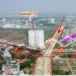 Bán lô đất hướng tây mặt tiền = hậu 4m. đường rộng 9m, ngay sau đường vành đai 3.5 km