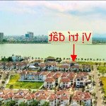 Chính chủ bán lô đất nền 2 mặt tiền 300m2 view trực diện sát sông hàn cầu rồng làng châu âu đà nẵng