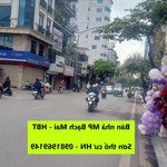 Bán đất tặng nhà phố bạch mai dt sử dụng 100m2 - kinh doanh đỉnh - ô tô qua nhà. giá 14.5 tỷ