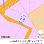 ông anh gửi em bán lô 94m2 ngang 6,5m dài 15. đường xe ô tô. giá bán 1,1 tỷ (bao sổ)