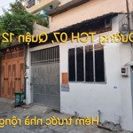 Nhà hẻm 5 mét, 3 phòng ngủ, đường tân chánh hiệp 07, quận 12