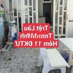 Nhà trệt lầu hoàn công trục chính hẻm 11 đa khoa trung ương