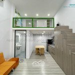 Duplex trần cao thông thoáng, trang bị đầy đủ nội thất như hình, cho nuôi pet, cọc 1 vị trí đẹp