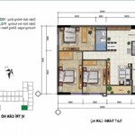 Chính chủ bán căn góc tầng trung 103m2, ban công đông nam