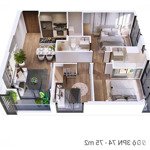 Bán nhanh căn hộ 3pn 2vs - view đẹp - căn độc quyền - rẻ nhất thị trường khu miami - tầng trung