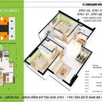 Bán nhanh căn hộ 70m2, giá 2,1 tỷ tòa 19t4 kiến hưng, hà đông