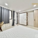 Cho thuê căn hộ 1 phòng ngủ sân vườn 50m2. trang bị full nt, nhà lịch sự an ninh ở ngã tư phú nhuận