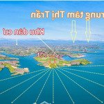 Bán đất view hồ có 217m bám mặt tiền đường và 150m bám mặt tiền hồ