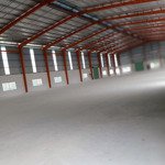 Cho thuê kho xưởng mới xây kcn đức hòa long an, kv: 10.000m2, xưởng: 6.000m2, giá: 88.270đ/m2