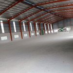 Cho thuê kho xưởng mới xây kcn đức hòa long an,dt: 6.000m2, 3.5 usd/m2